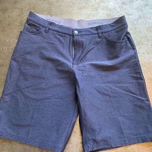 ADIDAS blue golf climate shorts 10” SZ 34